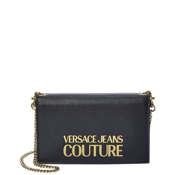 Versace Handbags - Versace Jeans Couture Wallet On Chain, Black